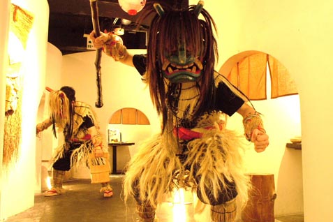 AKITA DINING Namahage Ginza store's Namahage show