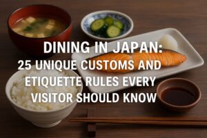 Dining in Japan