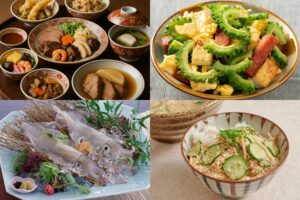 Local Specialties of Kyushu region and Okinawa.