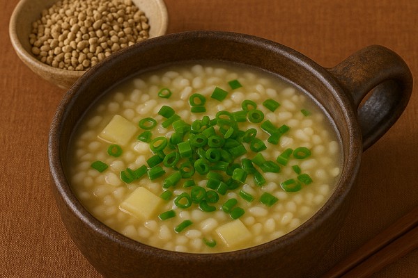 Soba-gome Zōsui (Buckwheat Grain Porridge)