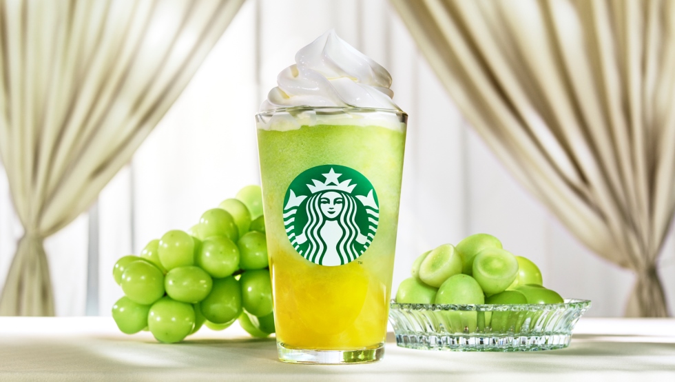 Starbucks "Grande Muscat Frappuccino®" Starbucks "Grande Muscat Frappuccino®"