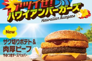 McDonald's "Atsui ze! Hawaiian Burgers"!