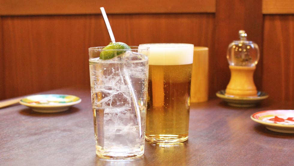 "Edo Niku Kappo Sasaya" 's drink