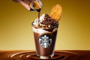 Starbucks "Cacao Espresso Affogato Frappuccino®"