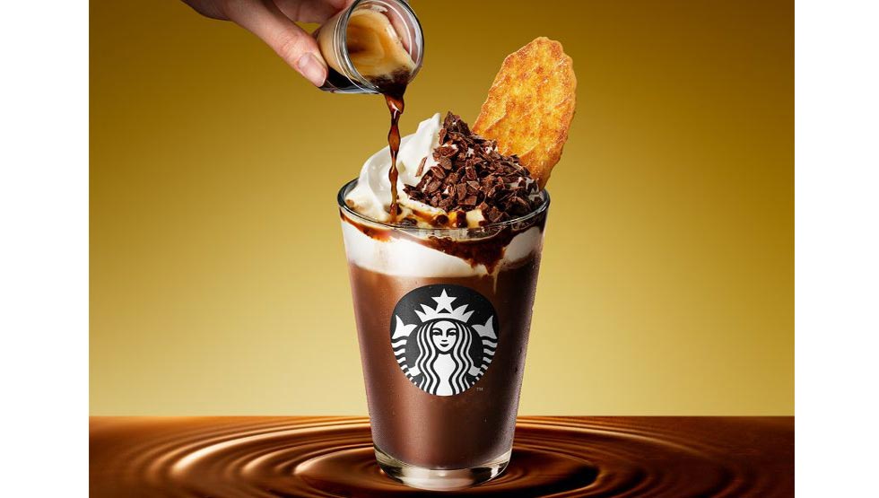 Starbucks "Cacao Espresso Affogato Frappuccino®"
