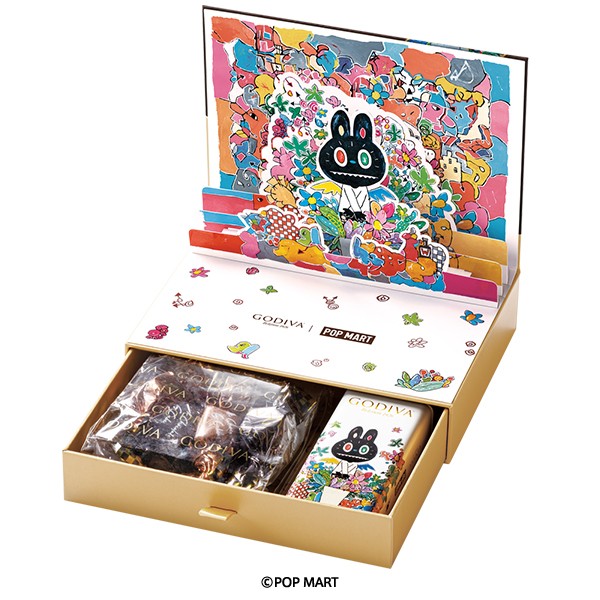 "GODIVA × LABUBU Chocolate Pop-up Box"
