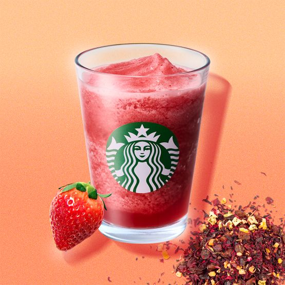 Starbucks Japan: "Strawberry & Passion Sorbet Tea"