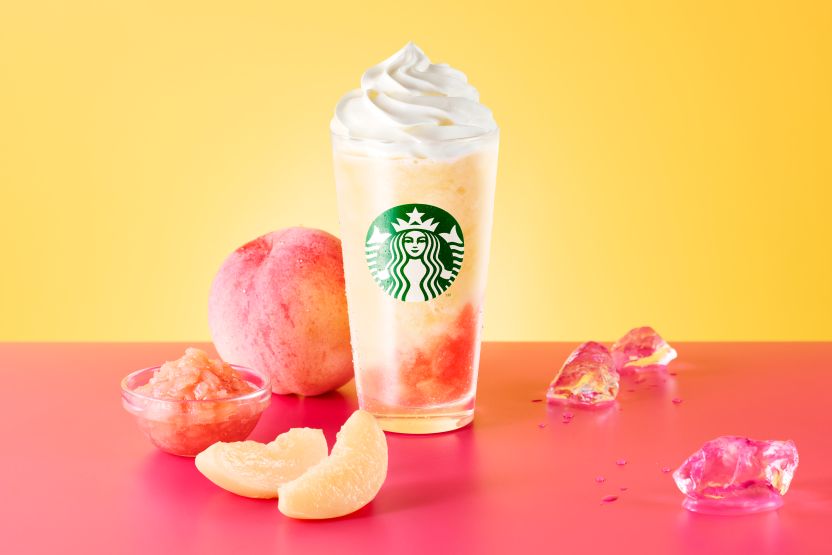 "My Fruit³ Frappuccino® Fully Ripened White Peach"