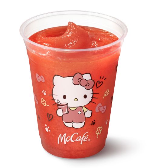 "Hello Kitty's Juicy Strawberry Smoothie"