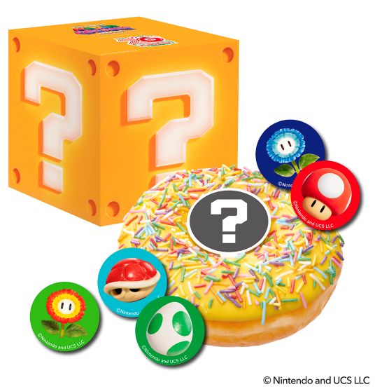 collaboration between the movie The Super Mario Galaxy Movie (releasing April 24, 2026) and Krispy Kreme Doughnuts collaboration between the movie The Super Mario Galaxy Movie (releasing April 24, 2026) and Krispy Kreme Doughnuts