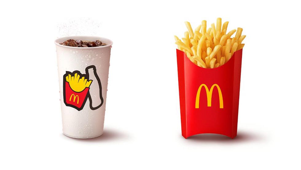 "Grand Coke" and "Grand Fry" from McDonald’s Japan