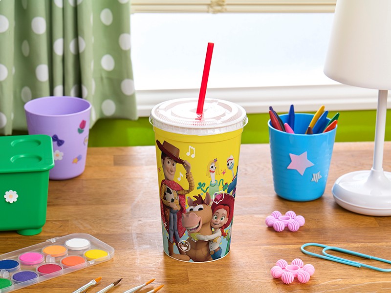 "Toy Story 5" Collaboration Cafe Original Cup Drink