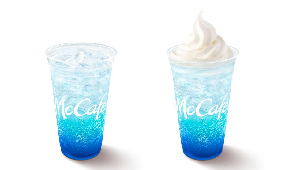 "McFizz® Blue Energy" / "McFloat® Blue Energy" "McFizz® Blue Energy" / "McFloat® Blue Energy"