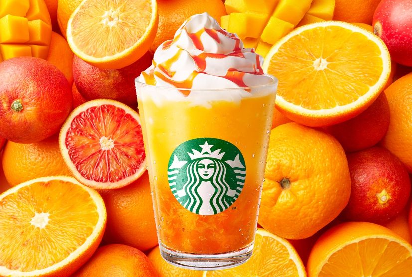 Perfect for Midsummer! 3 New Orange & Mango Beverages from Starbucks