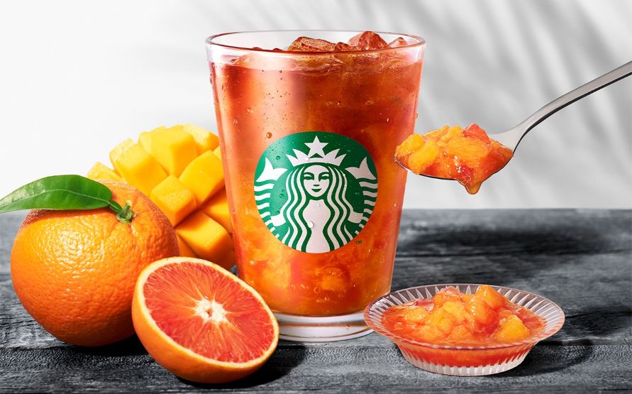 Perfect for Midsummer! 3 New Orange & Mango Beverages from Starbucks