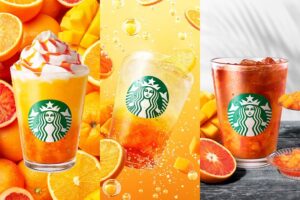 Perfect for Midsummer! 3 New Orange & Mango Beverages from Starbucks