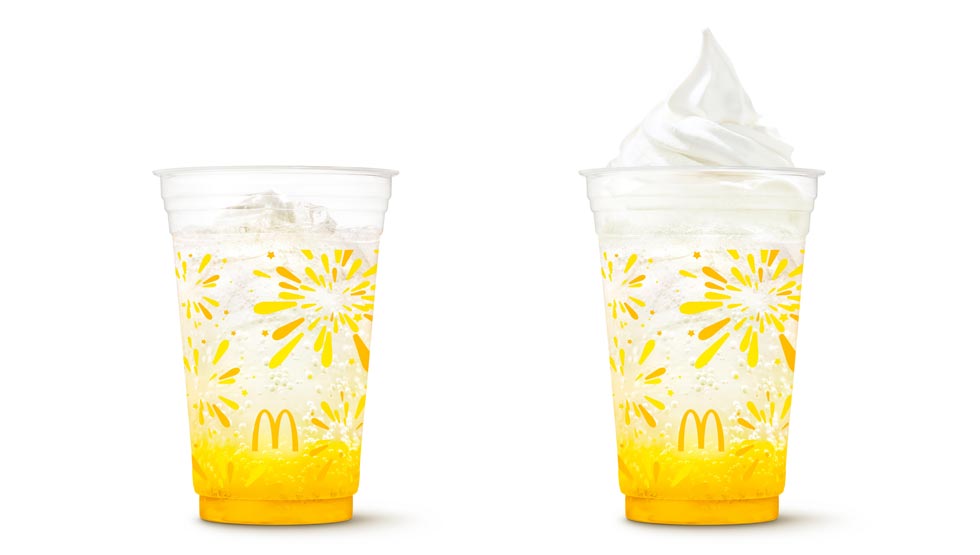 "McFizz Okinawa Pineapple" and "McFloat Okinawa Pineapple" "McFizz Okinawa Pineapple" and "McFloat Okinawa Pineapple"